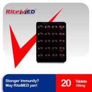 RiteMED Vitamin B Complex 100 mg/5mg/50 mcg per tablet 20 Tablets (Good Health And Well-Being)