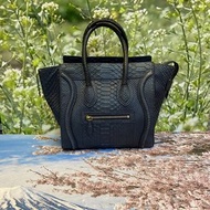Celine Phantom 蟒蛇皮手提包