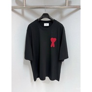 AMI Paris 2025 Crocheted Loose Fit T-Shirt for Men & Women