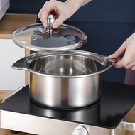 [Big discount] Multi-Purpose Stainless Steel Cooking Pot Single Double-Cooker Ramen Pot
