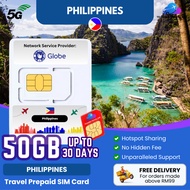 【Philippines SIM Card】【Globe】【✅5G Hotspot】Philippines SIM Card for Traveler Philippines Travel SIM M