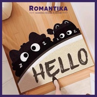 Romantika SHAPY OUT DOOR MAT 48x68CM Bathroom Entrance Mat Carpet Non-slip Rug PVC Mat