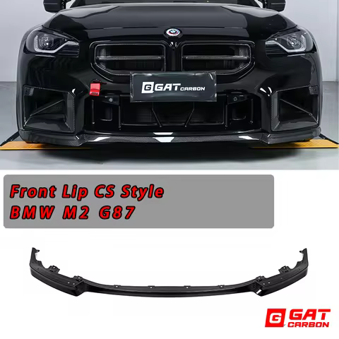 Dry Carbon Fiber CS Style Front Lip Diffuser Lower Lip Bodykit For BMW M2 G87