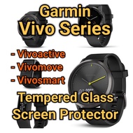 Garmin Vivo Series Tempered Glass Screen Protector | Vivoactive 5 HR Vivoactive 3 Vivoactive 4S Vivomove HR Vivosmart 5