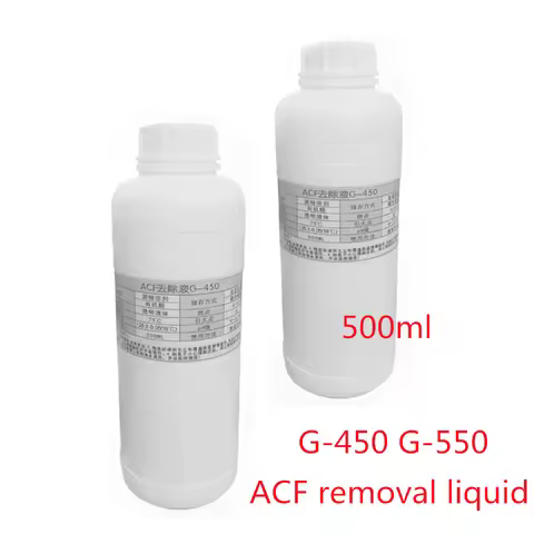 500ml G450 G550 ACF Conductive Glue Removal Liquid For LCD Screen Flex Cable Repair Rework Cleaning 