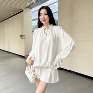 Quince.bkk-Audrey ruffle dress Short