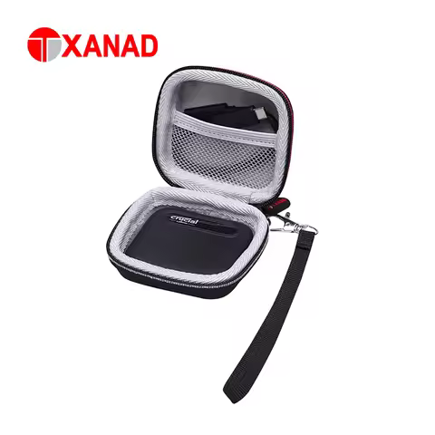 XANAD EVA Hard Case for Crucial X6 500GB Portable SSD External Solid State Protective Carrying Stora