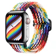 READY STOCK! Smart Watch Sports Breathable Color Nylon Weave Apply To Apple Watch Series 7/6/SE/5/4/3/2/1 38-45mm T500 W26 X7 Q99 FT50 T5 Pro FT30 F10 F8 W54 W68