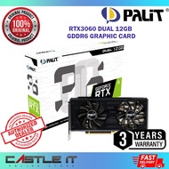 PALIT RTX 3060 DUAL 12GB GDDR6 Graphic Card Nvidia GeForce RTX3060 12G D6 GPU NED63060019K9-190AD
