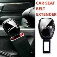 Car Carbon Fiber Seat Belt Extension Plug Buckle Seatbelt Clip Adjustable Extender For Nissan Juke F