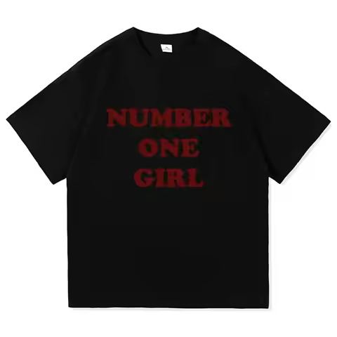 Rosé New Album Number One Girl Same T Shirt Men_women Clothing Harajuku Tops Y2k Unisex Short Sleeve