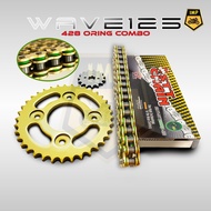 wave wave125 wave100r wave110 dash 125 dash125 future 15 t 1 4 13t sprocket STT oring rantai chain +