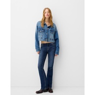 BERSHKA blue bootcut denim jeans