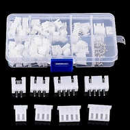 HODRD. 250pcs 2 pin 3 pin 4 pin Terminal Housing PCB Header Connector Wire 2.54mm Pitch