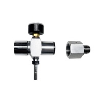KegLand [making Beer Tools] Mini Duotight Regulator Kits Include Cylinder Adaptor/Type 30/CGA320 Ada