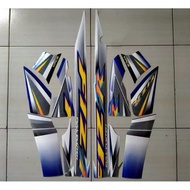 2004 Yamaha F1ZR Blue Orange Trim Striping Sticker.