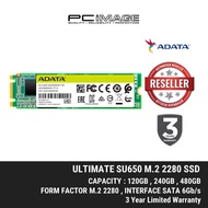 ADATA SU650 M.2 SSD / SOLID STATE DRIVE  240GB 256GB 480GB 512GB 3YEAR WARRANTY