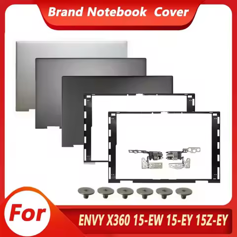 98% New LCD Back Cover For X360 ENVY 15-EW 15-EY 15T-EW TPN-C157 C158 Screen Top Case Front Bezel Hi