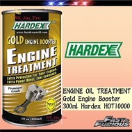 HARDEX HOT10000 PETROL ENGINE OIL TREATMENT 300ML GOLD ENGINE BOOSTER