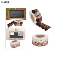 [SharprepublicefMY] Bulletin Board Borders Colorful 65Feet Confetti Art Decor Classroom Borders for