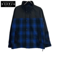 The North Face x Junya Watanabe 男士 WF-J923 格紋羊毛夾克，S 碼 [二手]