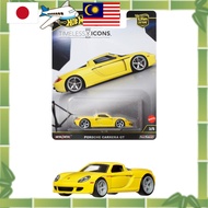 Hot Wheels Car Culture Timeless Icons Porsche Carrera GT Die-Cast Toy Car Yellow [JBK91] [Direct fro