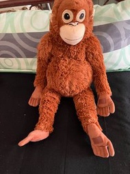 IKEA 猩猩猴子 (長度66公分) 柔軟好抱 孩童絨毛娃娃玩偶抱枕填充玩具