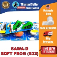 NINJA -SAWA-D Soft Frog (S22) BKK Hook 1/0 Weight 7g Length 4cm Top Water Action Umpan Katak Umpan H
