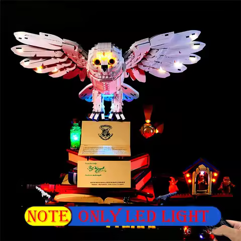 Lighting Led Set For LEGO 76391 Harrysing Potter Hogwarts Hedwig Not Incldue Building Block(Only Led