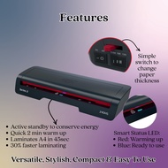 GBC 240HS Home Office A3 Laminator | Jam-Free Technology | 2 years Warranty.Optional purchase A3/A4 