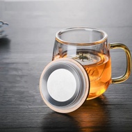Mug Glass Heat Resistant Glass Filter Tea Cup Tea Cup Mug Infuser Filt