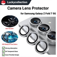 【✅SG STOCK🔥】HD Tempered Glass Z Fold7 Lens Cover Metal CD Texture Camera Lens Protector for Samsung 