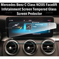 Mercedes Benz C Class W205 Facelift (2019-2022) 10.25 Inch Infotainment Screen Protector Tempered Gl