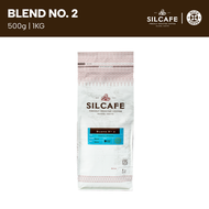 Silcafe Blend No. 2 Arabica Robusta medium roast for brewed coffee  whole beans and ground coffee 50