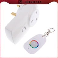 [SONONIA] UK Plug Wireless RF Remote Control  Socket 433Mhz for Home Appliances ect.