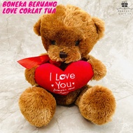 Boneka Beruang Hati / Boneka Beruang Valentine