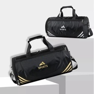 HITAM Sport Bag Sport Sport Gym Fitness Futsal y Black Sports Bag Traveling Travel Gymnastics Travel