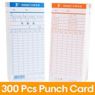 Time Recorder Punch Card Time Card Attendance Card Worker Card 300Pcs