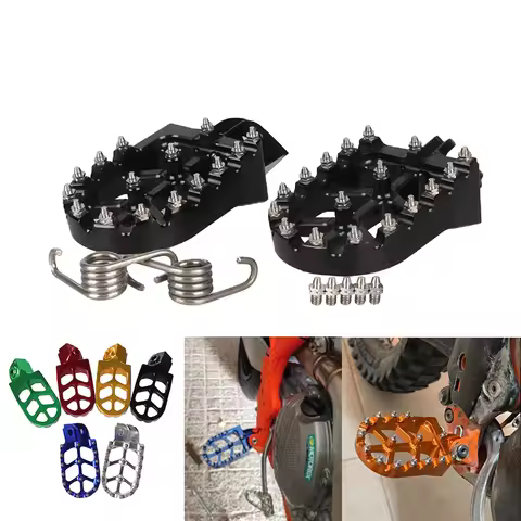 Motorcycle FootRest Footpegs Rests Pedals For KTM HUSQVARNA GASGAS BETA SX SXF EXC EXCF XC XCF SMR S