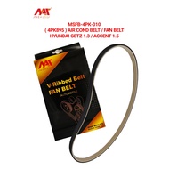 4PK895 FAN BELT FOR HYUNDAI GETZ 1.3 / ACCENT 1.5