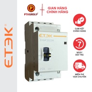 PTH GROUP Contactor ETEK chuyển mạch 2NO 2NC 25A 63A làm ATS chuyển mạch nhanh auto hoặc manual