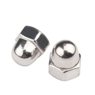 304 Stainless Steel Cap Type Nut GB923 Cap Shape Decorative Cap Ball Head Cap Screw Cap M3M4M6M8-M16