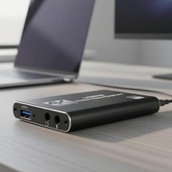 USB 3.0 HDMI Video Capture Card for 4K Recording, 1080P 60FPS Game Capture, Compatible with PS4, Cam