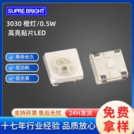 Manik Lampu Jingga Terang Tinggi 3030 LED Diod Pemancar Cahaya Lampu Cip LED 3030 Manik Lampu