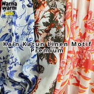 KATUN Premium Patterned Cotton Linen Fabric/Patterned Cotton Linen Fabric/Cotton Linen Fabric/Metere