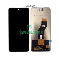 Tecno Spark 20 Pro / Spark 20c Full Set LCD Display Touch Screen Digitizer