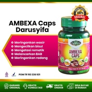 Ambexa Caps Kapsul Ekstrak Daun Ungu Darusyifa Obat Atasi Wasir Ambeien Herbal ORIGINAL ASLI BPOM