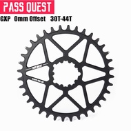 Bicycle Accessories PASS QUEST GXP Round 0mm Offset 32T-42T Chainring MTB Narrow Wide Bike bicycle Chainwheel for Sram XX1 GX eagle X9 crankset in stock