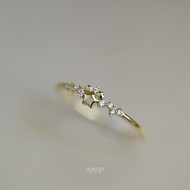 Match Stars Hundred Classic Rings Rings Five-pointed Star Design Rings Gypsophila Fashion 8RPG