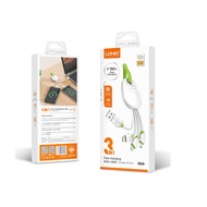 3IN1 PHONE CHARGING CABLE USB OUT PORT 3 C / AI PHONE/MICRO LC95 LDNIO